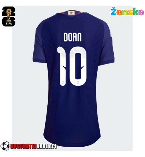 Ženske Nogometnih dresov Japonska Ritsu Doan #10 Domači SP 2026 Kratki rokavi Ženske Nogometnih dresov Japonska Ritsu Doan #10 Domači SP 2026 Kratki rokavi